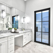 Load image into Gallery viewer, Euro 48" x 96" Entryway Iron Door - LH Inswing