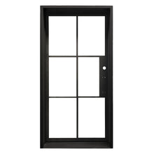 Load image into Gallery viewer, Euro 48" x 96" Entryway Iron Door - LH Inswing