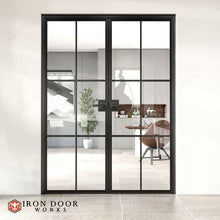Load image into Gallery viewer, Euro Interior Double Door 64" x 96"