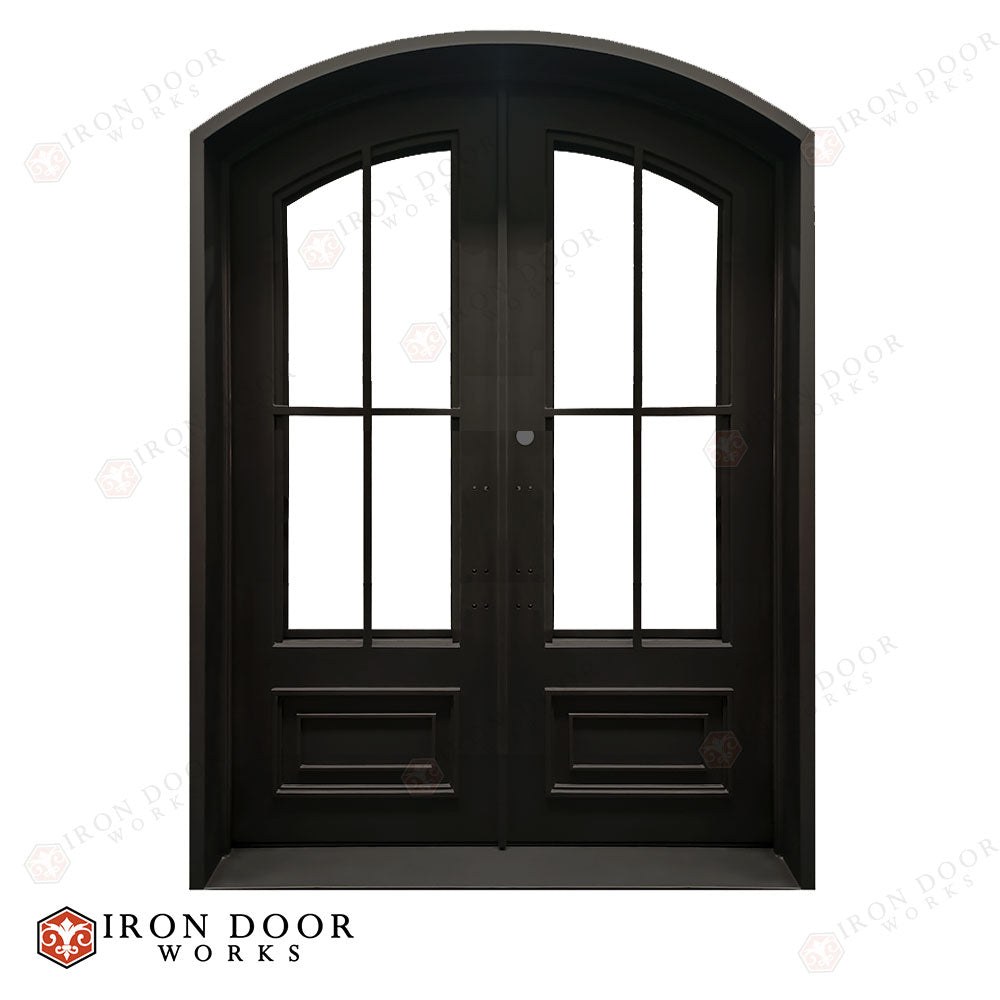 Craftsman Eyebrow - Double Iron Door