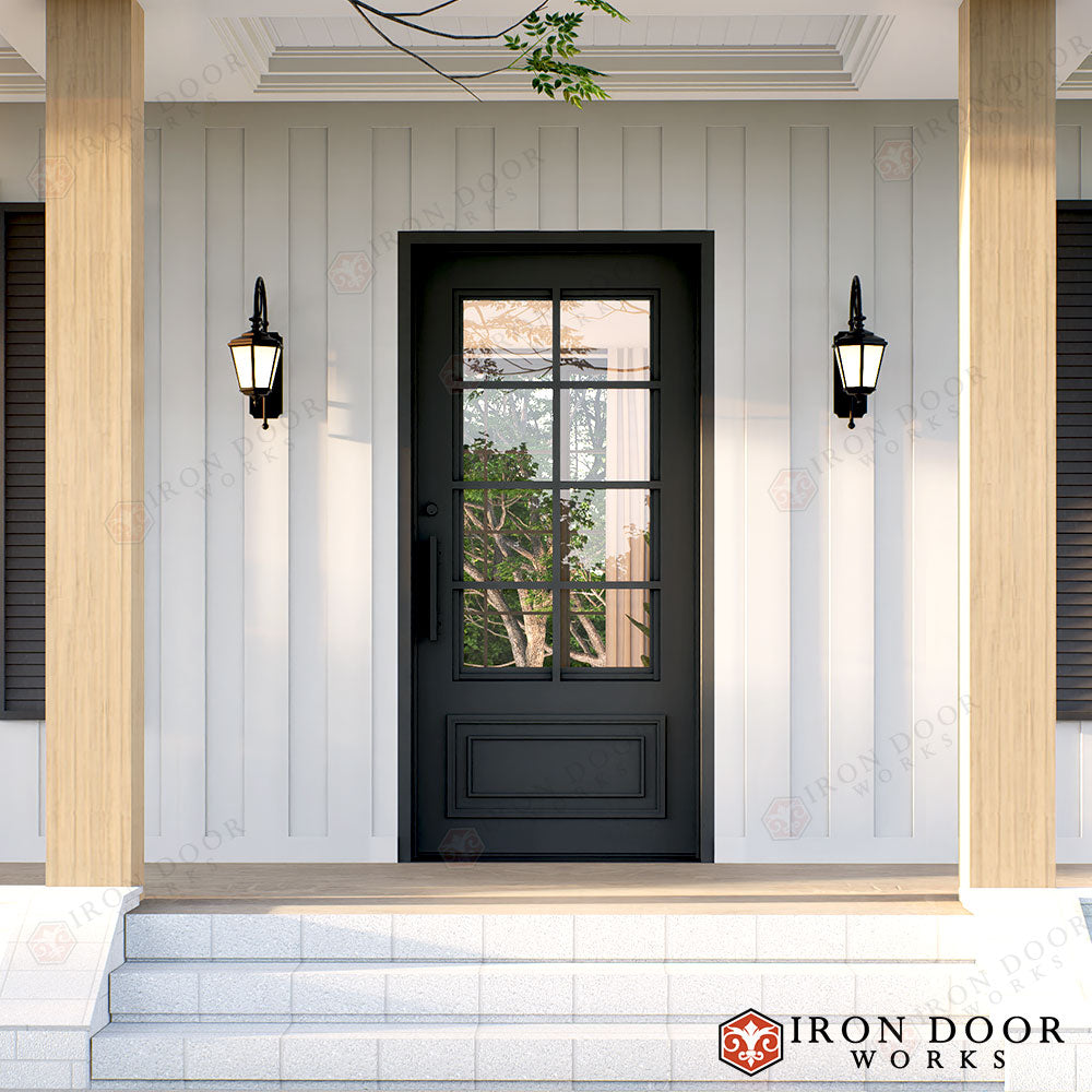 Craftsman Entryway Iron Door - 48