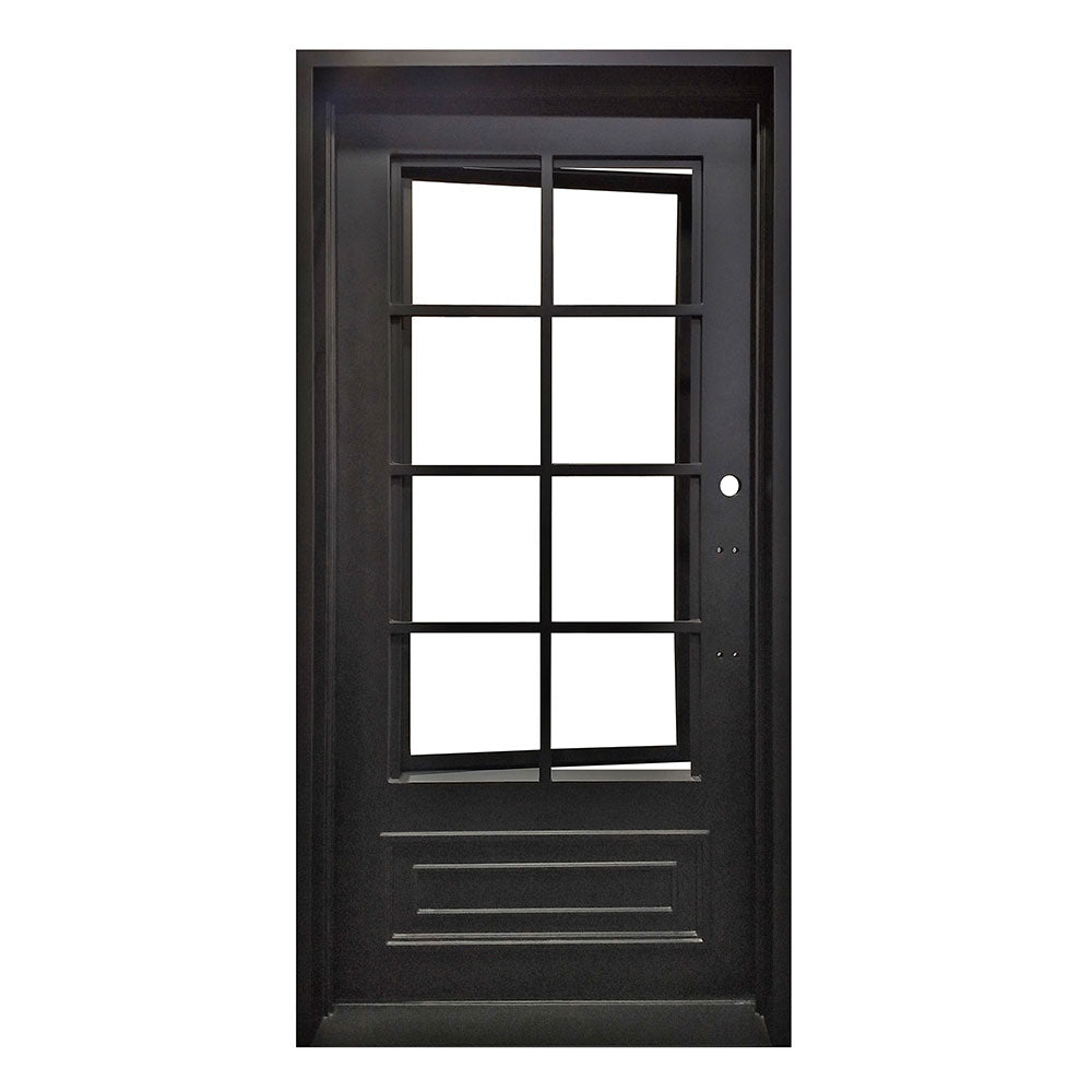 Craftsman Entryway Iron Door - 48