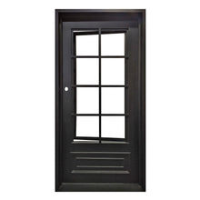 Load image into Gallery viewer, Craftsman Entryway Iron Door - 48&quot; x 96&quot; RH Inswing
