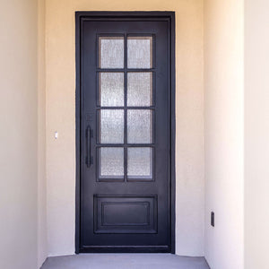 Craftsman Entryway Iron Door - 48" x 96" RH Inswing