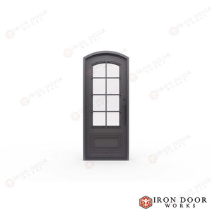 Craftsman Entryway Iron Door - 48" x 96" LH Inswing