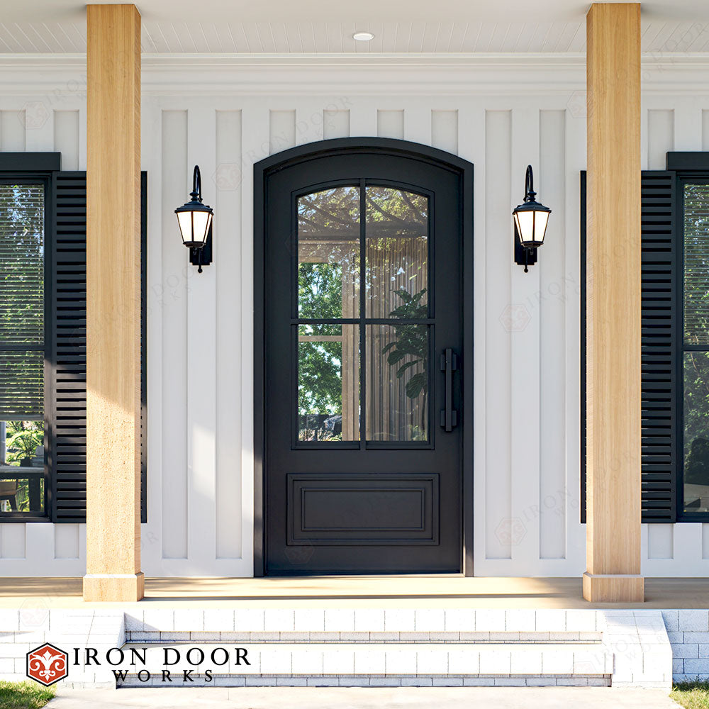 Craftsman Entryway Iron Door - 48