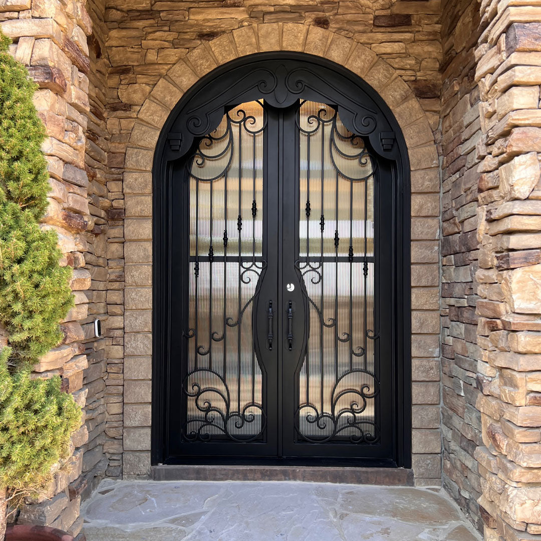 Reed Glass Sample – Iron Door Works LLC